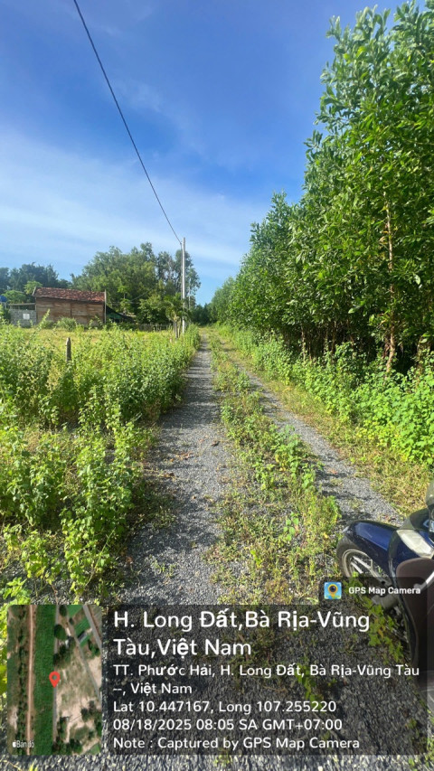 Đất nền xã Phước Hải - Đối diện hồ Bút Thiền 149m2 sẵn 80m2 thổ cư nở hậu